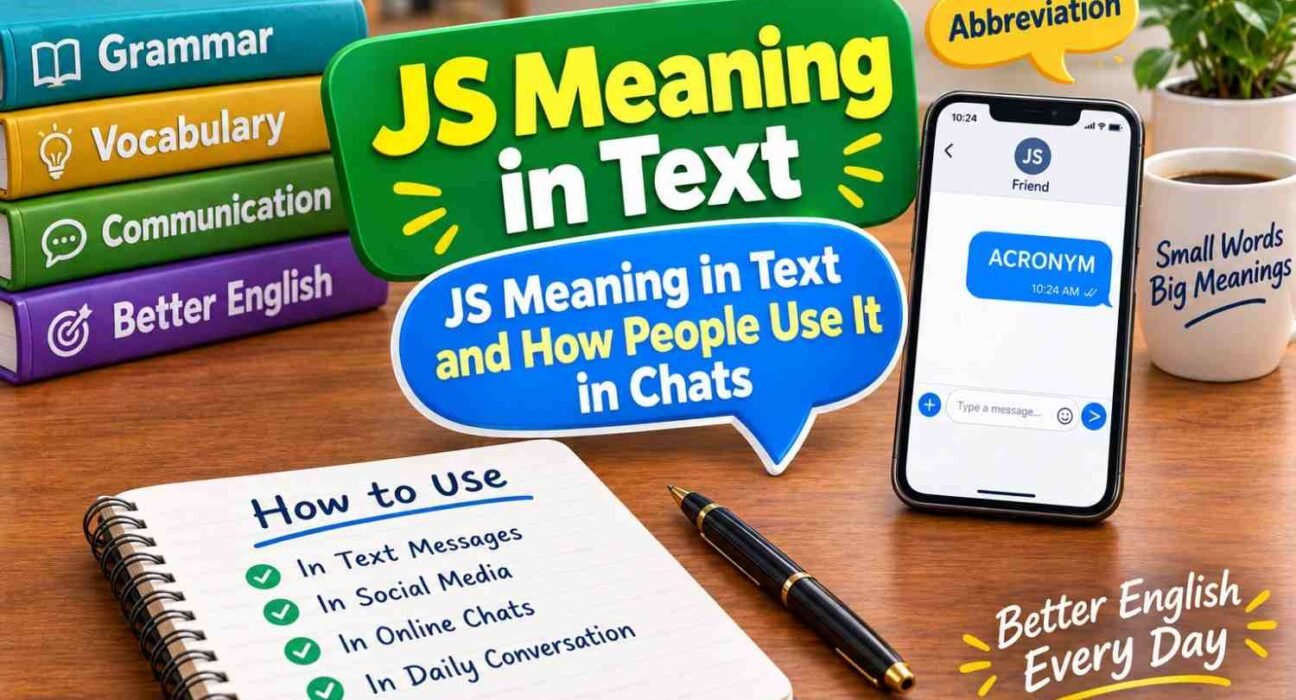 JS Meaning in Text and How People Use It in Chats