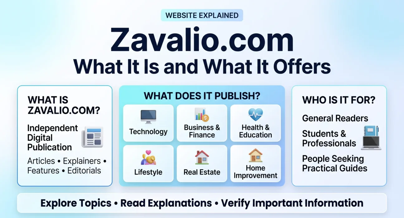 Zavalio.com explained with its content categories, digital publication overview, and audience.