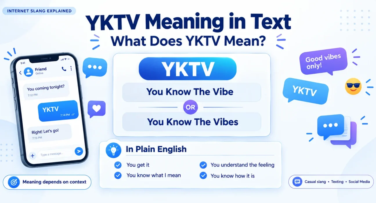 YKTV meaning in text explained as You Know The Vibe or You Know The Vibes