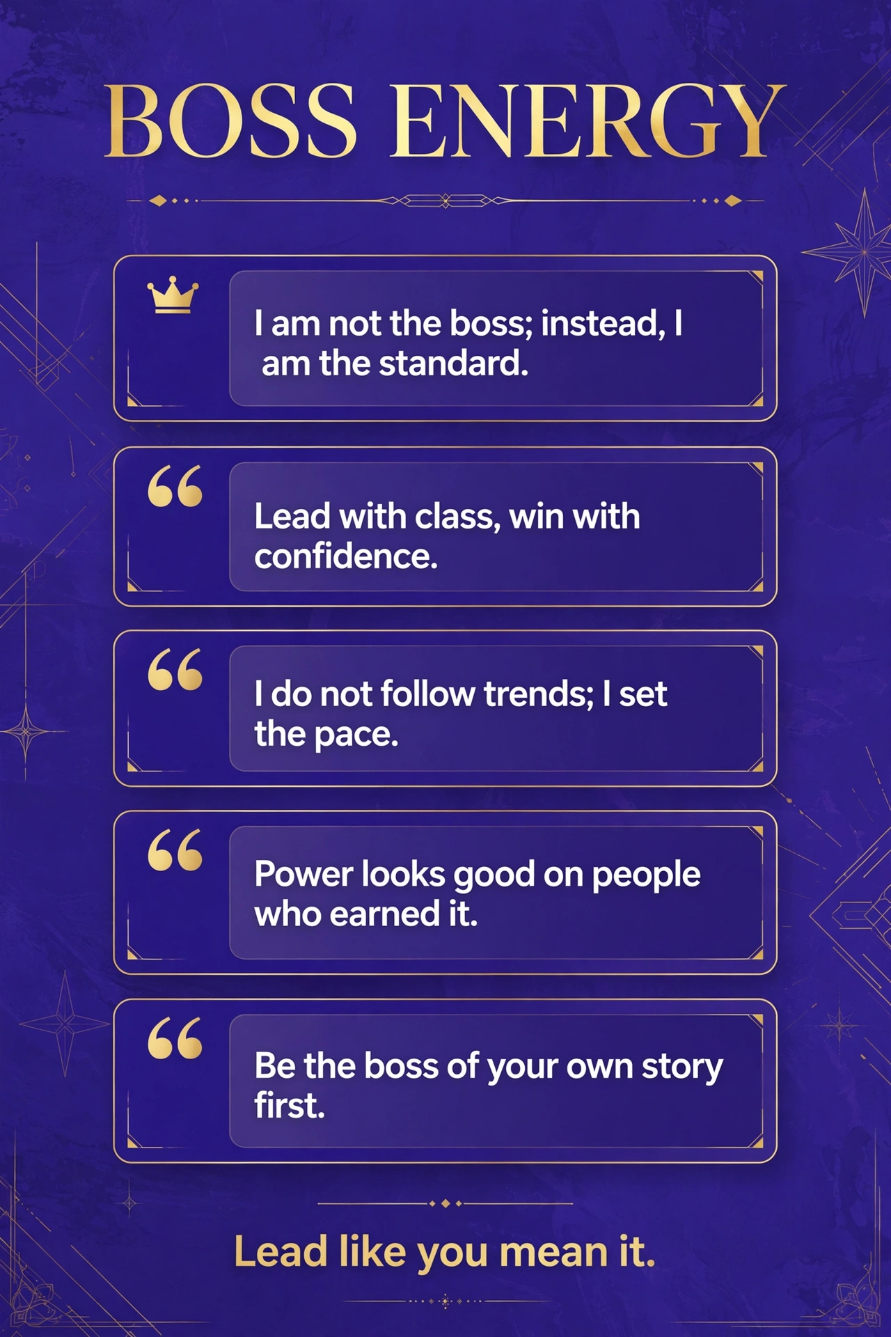 Savage attitude quotes: boss energy
