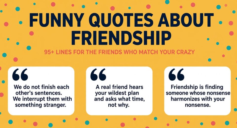 Funny quotes about friendship infographic with three lines about matching your friends' level of crazy